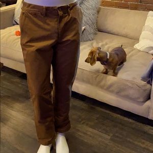 J. Crew Flannel Lined Cotton Pants